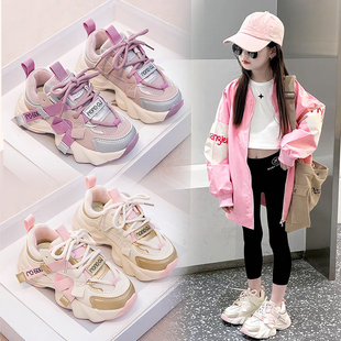 子女宝爆款 春秋儿童鞋 运动鞋 秋款 女童老爹鞋 女大童休闲鞋 2025新款