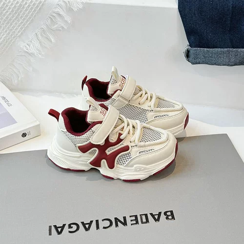 Спортивная обувь, дышащие детские летние туфли, мягкая подошва