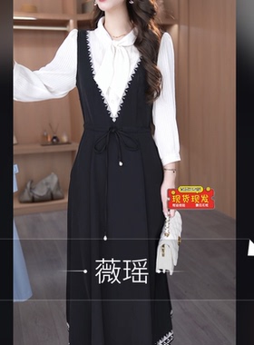甜甜女装直播间2026新款广州十三行INS风轻奢连衣裙27130