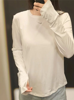 Nike耐克女子运动长袖新款速干透气圆领简约Pro健身跑步 FV7846