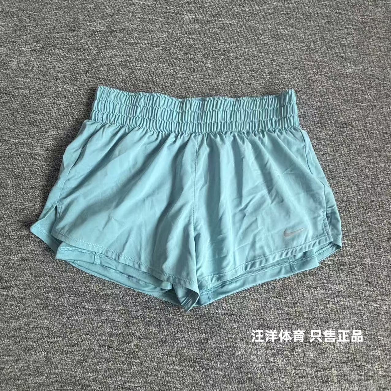 Nike耐克女子短裤平角防走光速干透气跑步健身训练三分裤DX6013