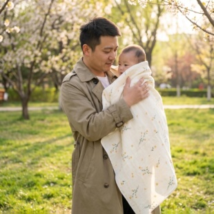 【从小到大都有】A类全棉纱布新生儿宝宝婴儿抱被浴巾洗澡巾外出