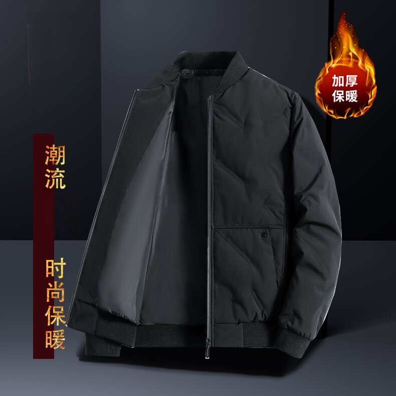 加厚防风棉服男生2025冬季短款
