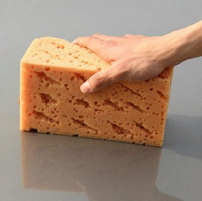 特大号洗车海绵  高密度吸水清洁棉 不伤车漆蜂窝海绵 擦车珊瑚绵