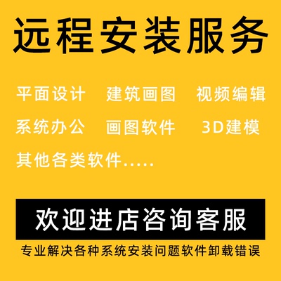 软件安装远程服务