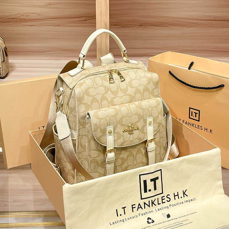 CITEX LV官方旗舰店香港专柜双肩背包2025新款大容量简约旅行包真