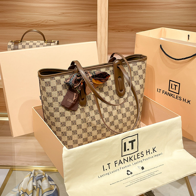 CITEX LV官方旗舰店香港专柜正品真皮女包2025春夏新款大容量包包