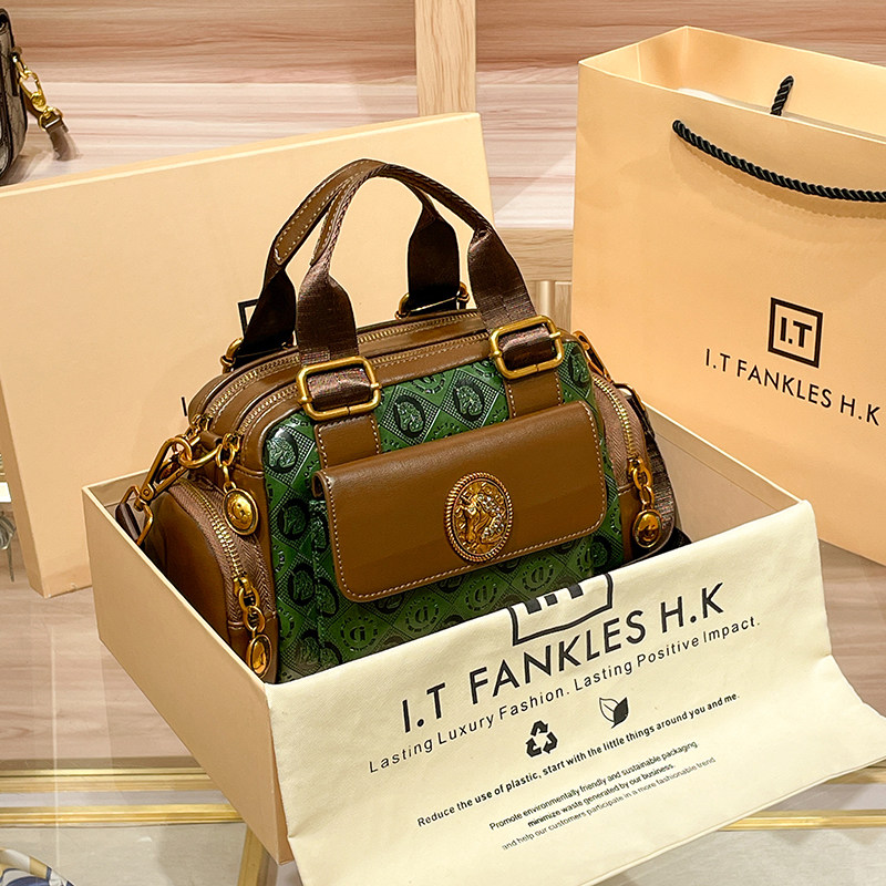 CITEX LV官方旗舰店香港代购波士顿女包手提枕头包女2025新款春夏