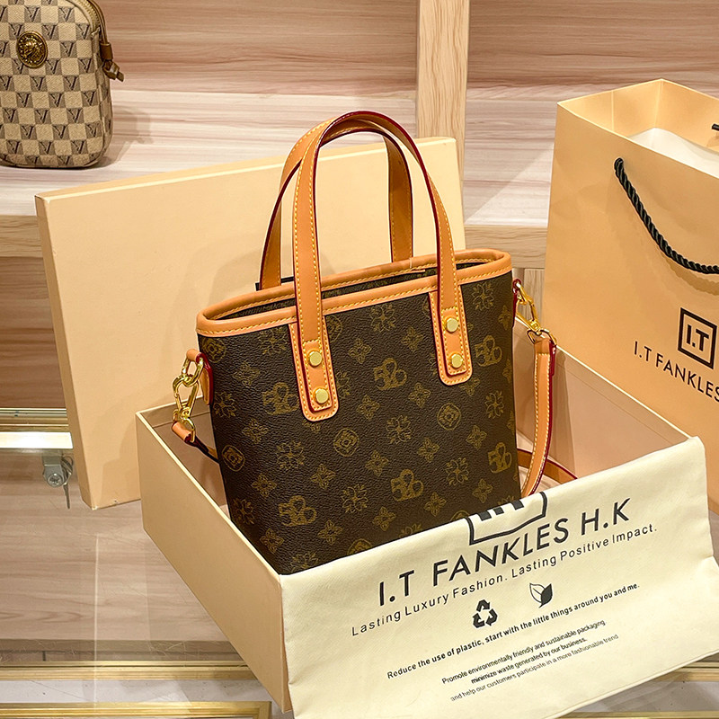 CITEX LV官方旗舰店香港520真皮托特菜篮子包包女2025新款春夏高