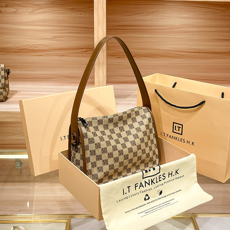 CITEX LV官方旗舰店香港代购真皮女包2025新款春夏百搭小方包时尚