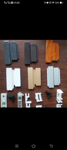 内置百叶玻璃窗磁控百叶滑块把手通用型调光百叶滑块升降百叶滑块
