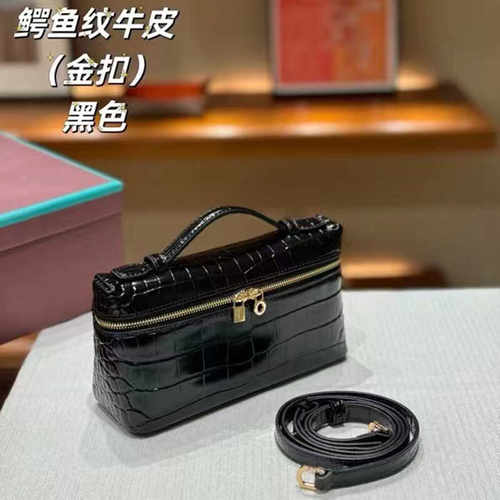 2024新款真皮LP19鳄鱼纹手提女包
