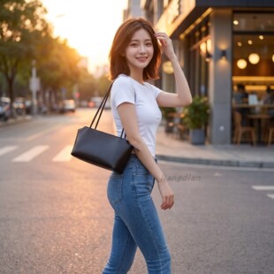 2026新款Terrasse羊皮麻将包百搭单肩手提腋下包hobo女包
