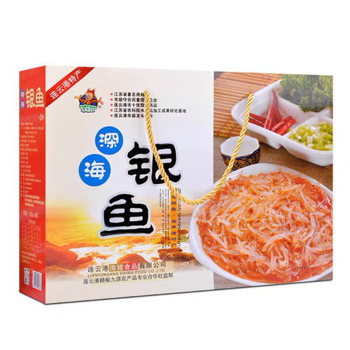 连云港特产正品银鱼酱海鲜酱旅游送礼新日期包邮一箱6瓶*135克