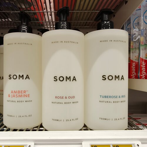 澳洲soma沐浴露琥珀茉莉