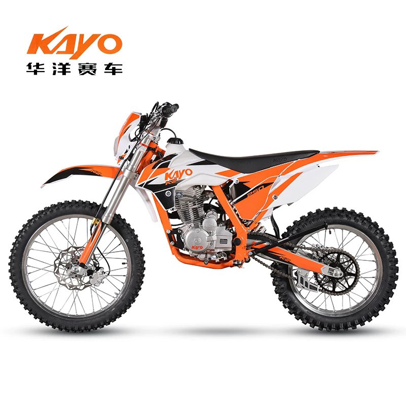 华洋摩托2024款K2 两轮大越野林道攀爬摩托车整车250cc非道路行驶