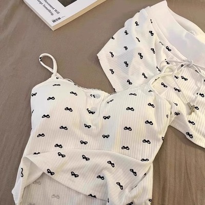 吊带睡衣女夏亲肤背心短裤家居服