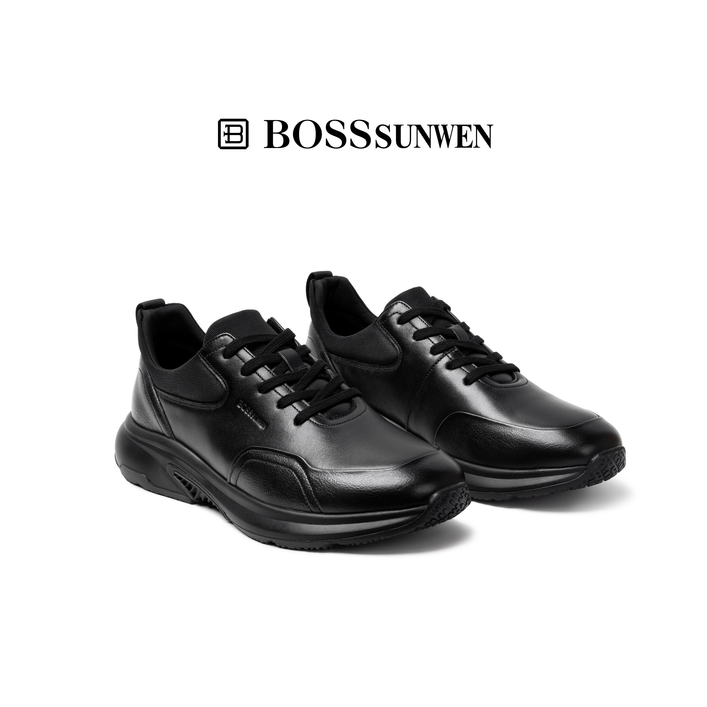 BOSSSUNWEN/博斯·绅威春夏新款轻便防滑耐磨休闲鞋男时尚运动鞋图片