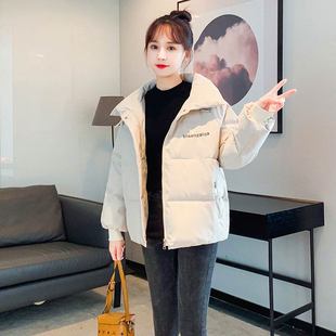 短款棉服女冬季面包服韩版宽松BF学生ins超火小个子显瘦棉衣棉袄