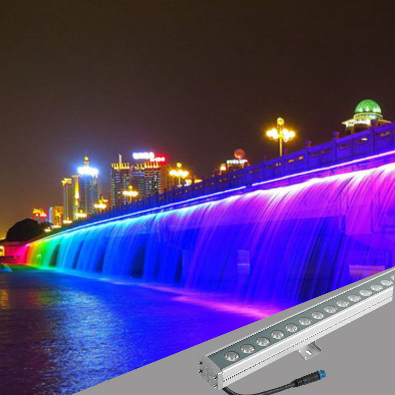 洗墙灯led线条灯户外灯条防水灯轮廓灯室外条形灯线型灯灯带亮化