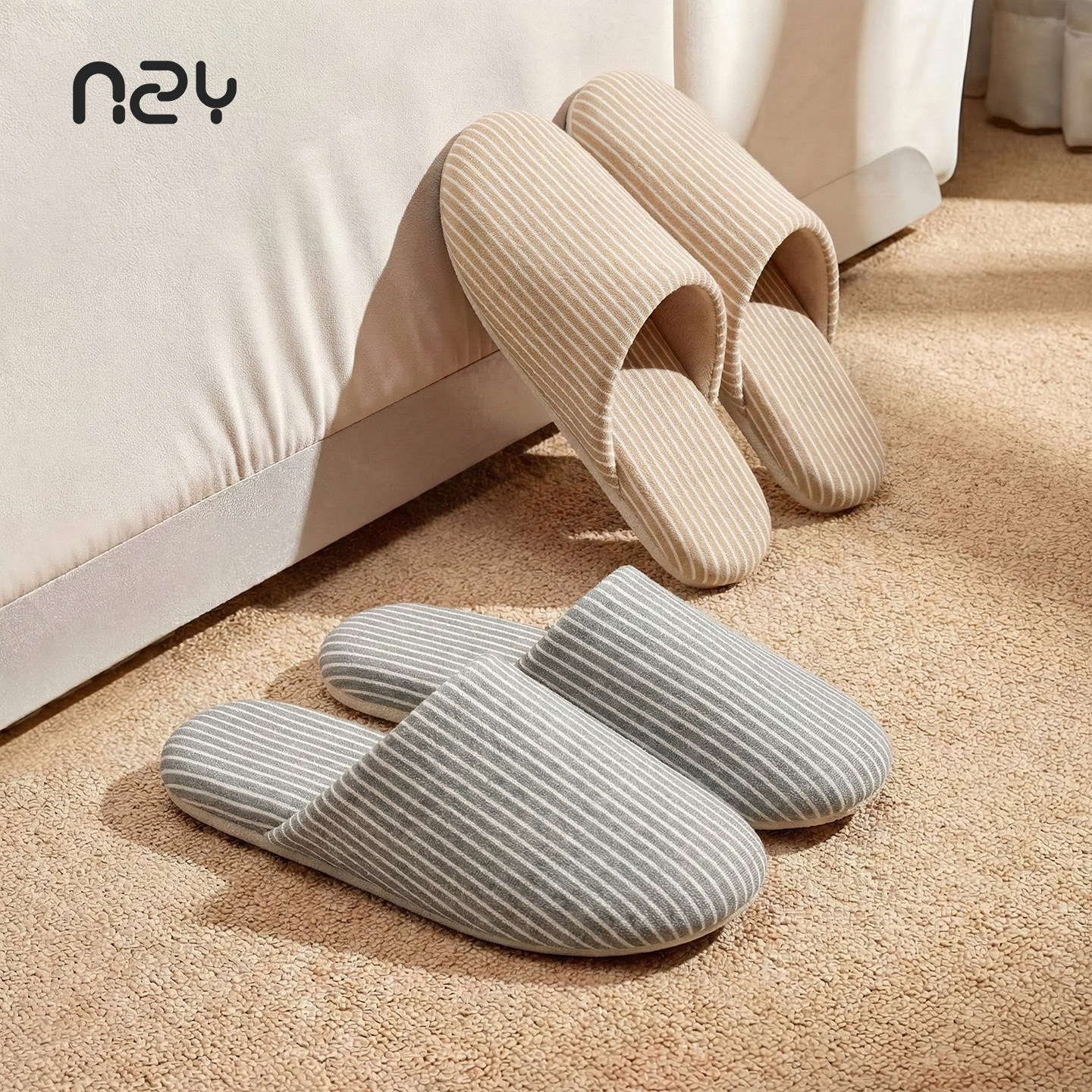 日式静音软底拖鞋春秋四季地板拖鞋女冬季室内居家月子防滑拖鞋男