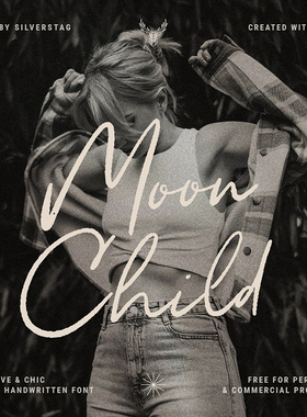 免费商用 Riverside Lovers 手写体