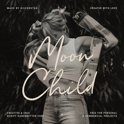 免费商用 Riverside Lovers 手写体