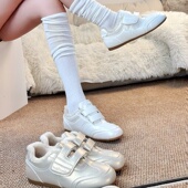 Good奈复古德训鞋 魔术贴设计感加绒运动休闲鞋 女2025新款 厚底板鞋