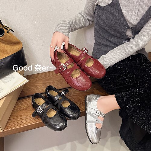 Good奈er芭蕾小皮鞋女