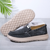 司机爸爸鞋 正品 增高 厚底帆布鞋 工作懒人鞋 老北京布鞋 透气防滑男鞋