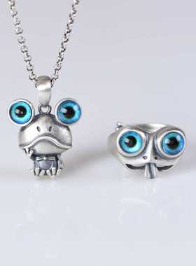 男女925纯银轻奢戒指吊坠百搭