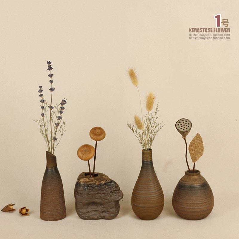 客厅装饰品摆件家居饰品博古架摆放桌面橱柜复古怀旧禅意花瓶摆设