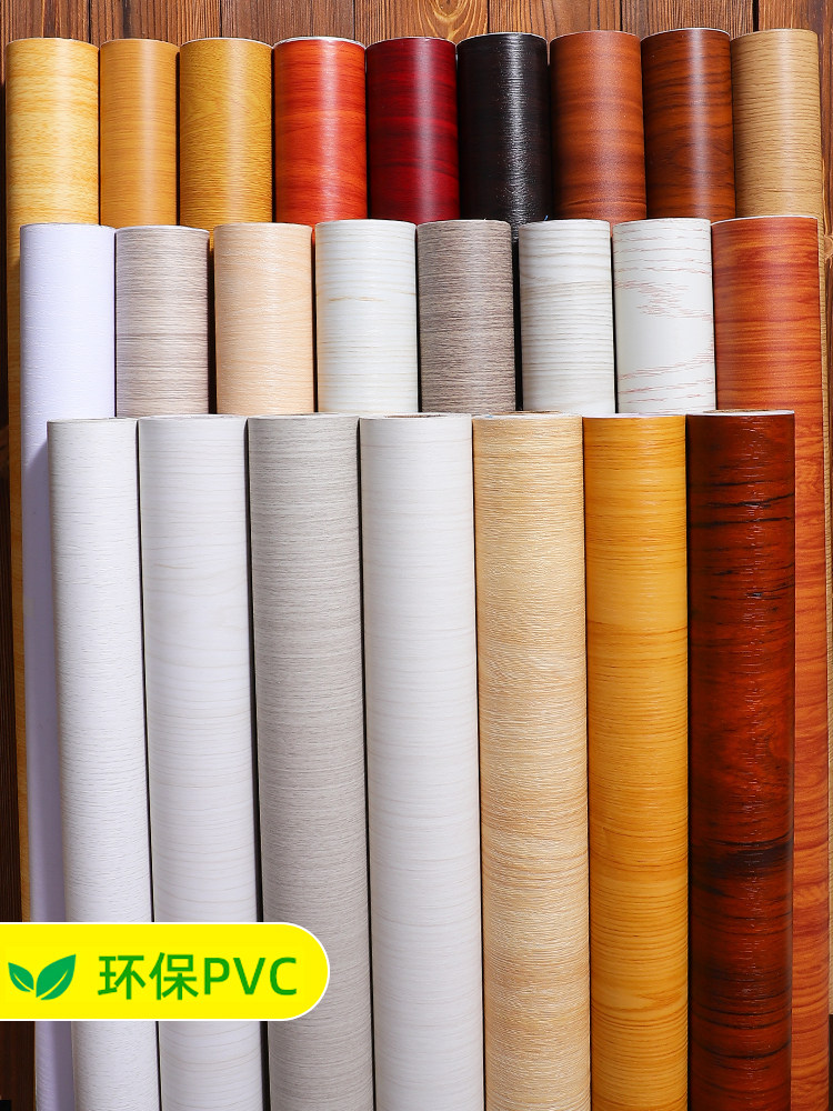 50米大卷波音软片自粘家具贴膜专用衣柜桌门翻新贴纸木纹彷木贴皮