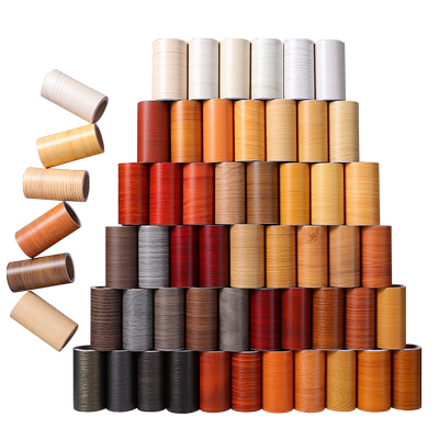 60多色原木贴纸自粘柜子破损修复