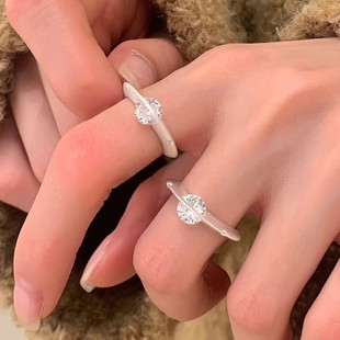 小众设计感行星戒指女甜酷百搭时尚轻奢指环ins风网红创意食指戒