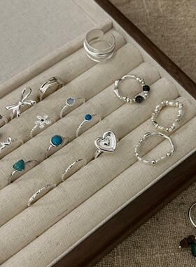 简约百搭开口戒指女时尚个性气质优雅指环ins风网红叠戴食指戒潮