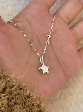 五角星吊坠项链女甜美ins风小众设计感锁骨链气质星光百搭颈链潮