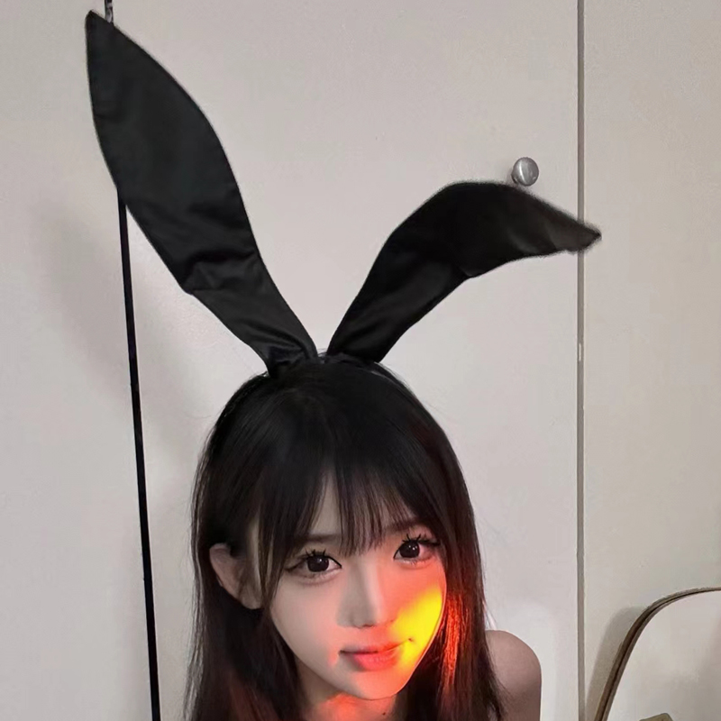 兔耳朵发箍兔子警官黑色御姐风