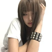 美式 小众朋克百搭手饰亚比配饰 复古手链亚文化铆钉手环2025新款