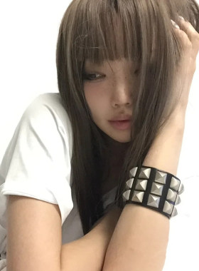 亚文化铆钉手环y2k朋克手链手镯