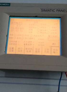 西门子屏6AV6 545-0BA15-2AX0二手拆机，通电