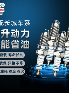 火炬适配长城C20R C30 C50 M2 M4 V80精灵大脚兽金迪尔铱金火花塞