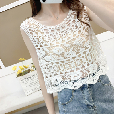 海边小吊带上衣背心外搭夏季