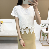 棉麻吊带小背心女2025夏装 孤品 宽松镂空钩花内搭休闲V领上衣