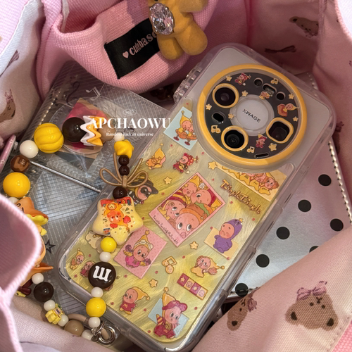 可爱卡通ins风星星小人适用华为mate70pro手机壳mate80pro亚克力全包Pura80pro少女心60pro＋新款小众