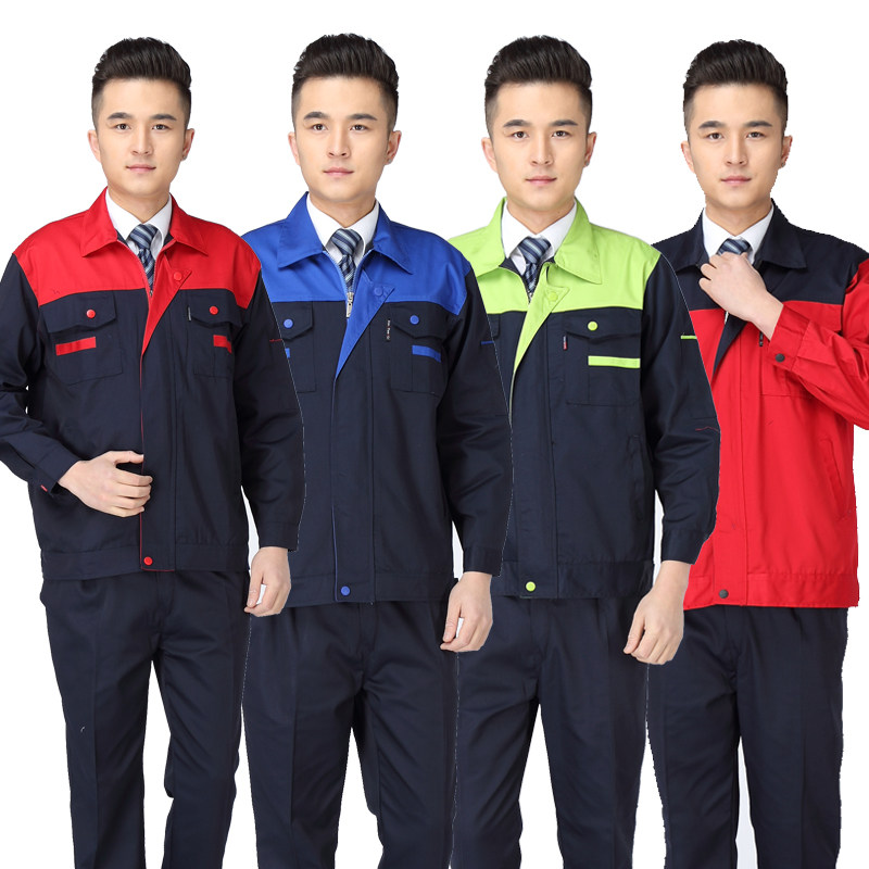 建筑套装耐磨工人劳保服