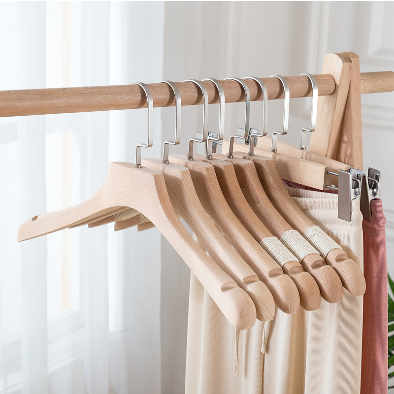 韩版女装麻绳植绒防滑裤夹子衣架