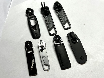 新秀丽双肩包拉链头8号拉头7号拉链头拉绳拉坠双肩拉头反穿拉链头