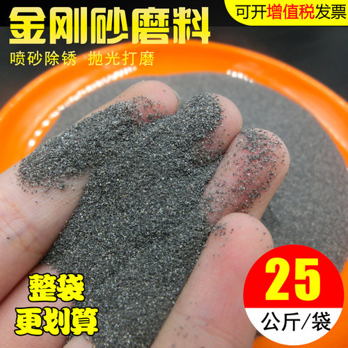 金刚砂磨料喷砂金属零件抛光除锈