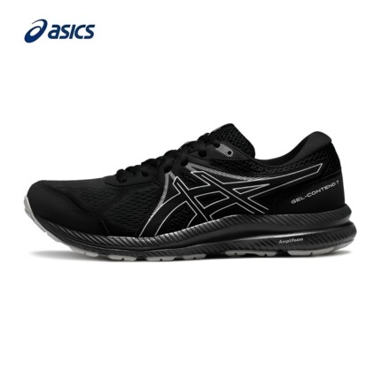 ASICS亚瑟士跑步鞋男鞋GEL-CONTEND 7黑色舒适运动鞋1011B730-001